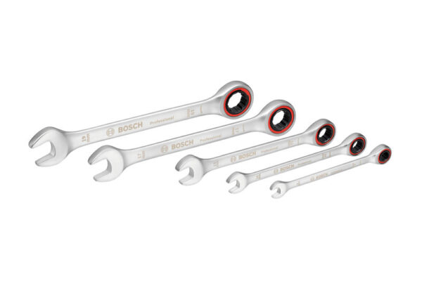 Bosch Ratchet Spanner Sets 5 Pcs Set