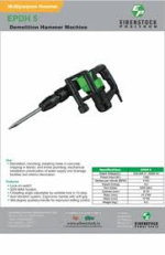 EPDH 5 DEMOLITION HAMMER - Image 2
