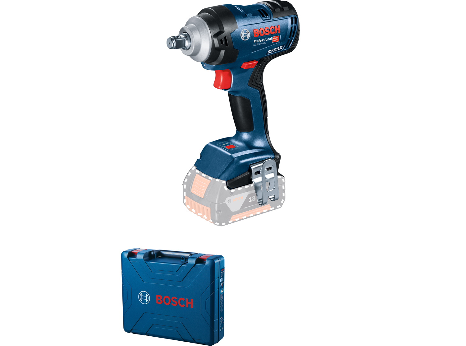 GDS 18V-400 (SOLO) IMPACT WRENCH