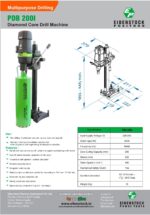 PDB 200I DIAMOND CORE CUTTING MACHINE - Image 2