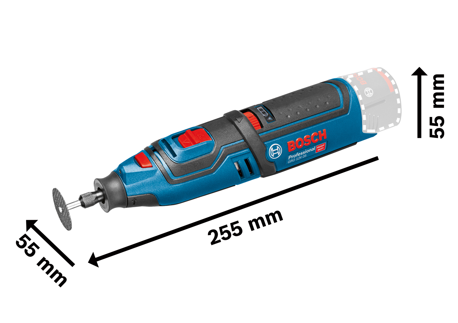 GRO 12V-35 (SOLO) - Rotary Tool - Image 5