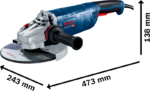 GWS 24-230 9 INCH ANGLE GRINDER, ANGLE GRINDER - Image 5