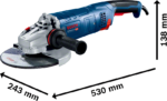 GWS 24-230 JZ 9 INCH ANGLE GRINDER, ANGLE GRINDER - Image 5