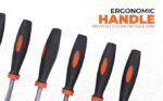 BLACK+DECKER BDHT22148 174mm 6-Piece Steel Needle File Set - Image 4
