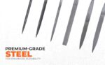 BLACK+DECKER BDHT22148 174mm 6-Piece Steel Needle File Set - Image 5