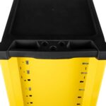 Stanley Workshop Trolley with 5 Drawers, Tool Trolley, Yellow/Black - Image 5