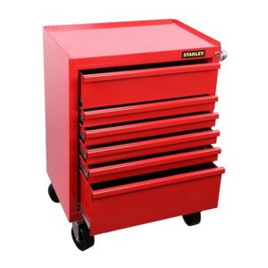 STANLEY STST74424-8 6 Drawer Eco Roller Cabinet, Red