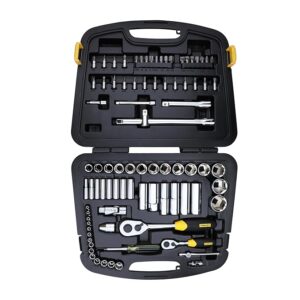 STANLEY 94-190 1/4'' and 1/2'' Square Drive 6 Point Metric Set- 86pcs