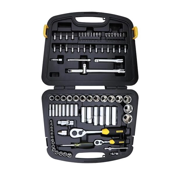 STANLEY 94-190 1/4'' and 1/2'' Square Drive 6 Point Metric Set- 86pcs