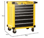 STANLEY STST74306-8 Metal 27-inch Roller Cabinet (Yellow) - Image 3