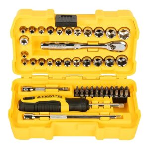 DEWALT DWMT81610-0 1/4" 50-Piece Drive Mechanics Tool Set