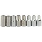 STANLEY 1-89-033 1/4'' Drive 6 point Socket and Bit Mechanic Tool Kit Silver 35-Pieces - Image 4