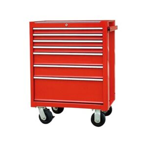 STANLEY 93-557L 7-Drawer Tool Cart, Roller Cabinet -Red