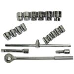 STANLEY 89-101 3/4'' Drive 12 Point Metric Socket Set (19-Pieces) - Image 2