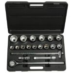 STANLEY 89-101 3/4'' Drive 12 Point Metric Socket Set (19-Pieces)