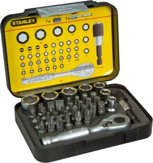 Stanley Bit-Set with mini ratchet (39-piece)