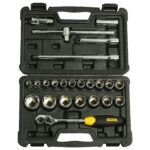 STANLEY® 1/2 Square Drive 6 PT Socket Set 24 pc.