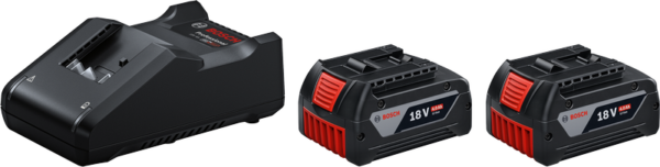 2 x GBA 18V 4.0Ah + GAL 18V-40