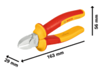 VDE Diagonal Side Cutters 160 mm Professional - Image 7