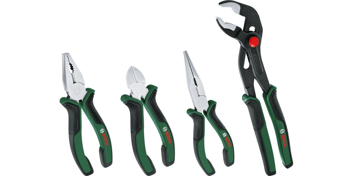 1600A02W7K_BOSCH_1 Bosch Pliers Set 4-Pieces - Image 1