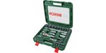 Bosch 1/4" + 1/2" Ratchet Set 60-Pieces - Image 2