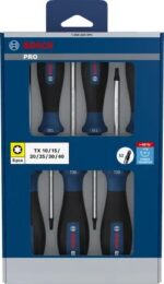 Bosch PRO Screwdriver Set TX, 6 pcs Professional