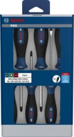 Bosch PRO Screwdriver Set PH/PZ/SL, 6 pcs Professional