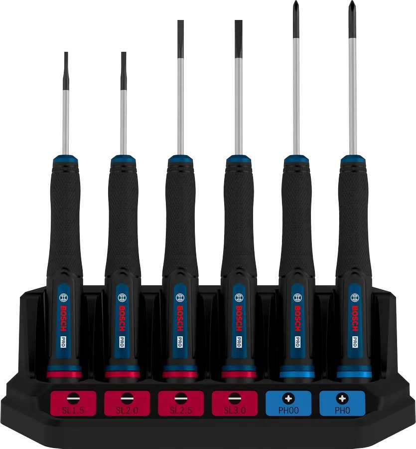 1600A039PL_BOSCH_1 Bosch PRO Precision Screwdriver Set PH/SL, 6 pcs Professional - Image 1