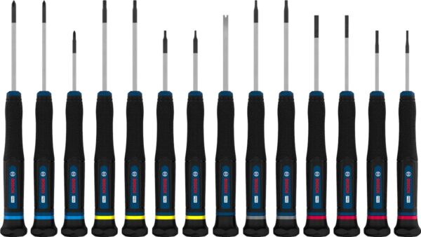 Bosch PRO Precision Screwdriver Set PH/SL/TX/TH/H, 14 pcs Professional