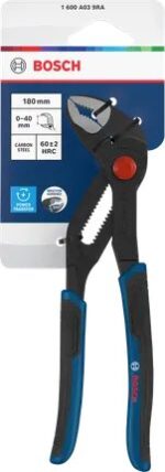 Bosch Water Pump Pliers 180 mm Multi-Component Handles Professional - Image 2