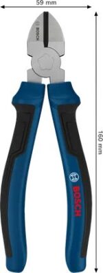 Bosch Diagonal Side Cutters 160 mm Multi-Component Handles Professional - Image 3