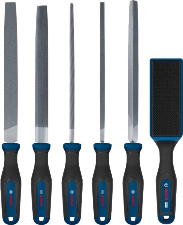 Bosch Files and File Brush Set, 6 pcs Professional