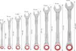 Bosch Ratchet Combination Wrench Set 8-19 mm, 8 pcs Professional - Image 3