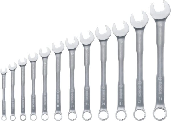 Bosch Combination Wrench Set 12 pcs Professional