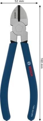 Bosch Diagonal Side Cutters 160 mm Dipped Non-Slip Handles Professional - Image 3