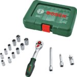 Bosch 1/4" Ratchet Set 15-Pieces